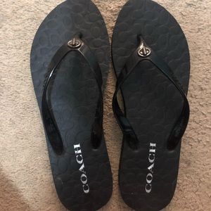 Coach flip flops